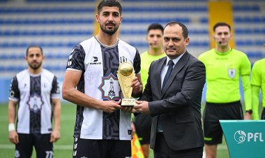 Yanvar ayının ən yaxşı qol müəllifi Emil Qasımov mükafatlandırıldı