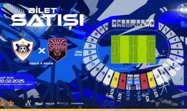 Premyer Liqa: "Qarabağ" - "Sabah" oyununun biletləri satışa çıxarılır