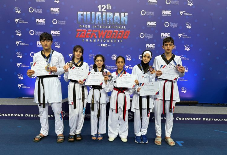 Yeniyetmə taekvondoçularımız BƏƏ turnirində 6 medal qazandılar