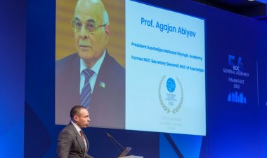 Ağacan Abiyev “Olimpiya çələngi” mükafatı ilə təltif olundu