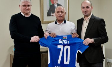 AFFA rəhbərliyi Oqtay Abdullayevi yubileyi münasibətilə təbrik etdi