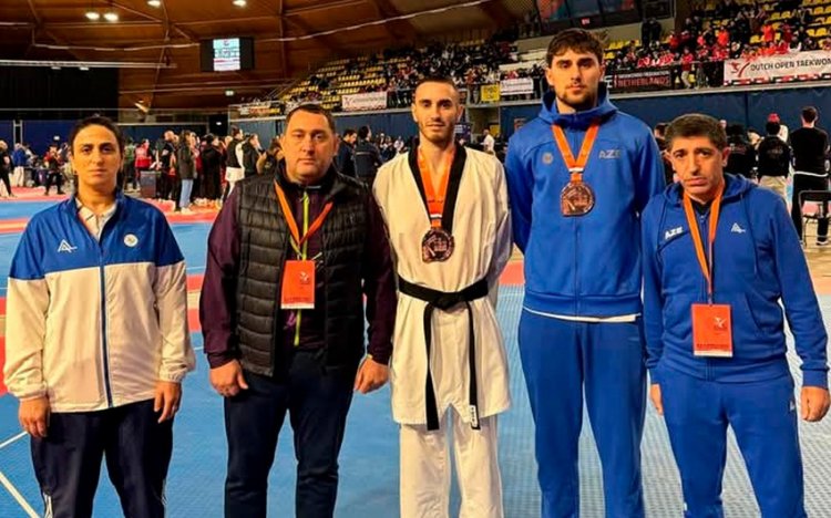 İki taekvondoçumuz Niderland turnirində bürünc medal qazandı