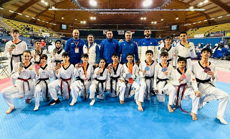 Taekvondoçularımızın Niderlandda qazandığı medal sayı 18-ə çatdı