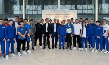 Yığmamız Özbəkistana yollandı
