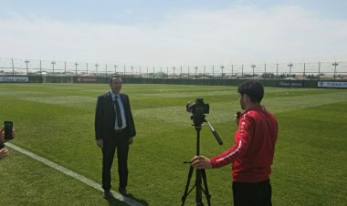 Ehtiram Quliyev "Turan Tovuz"un yeni meydançasının açılışını etdi