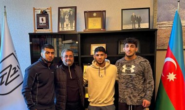 Sadıq Sadıqov Avropa çempionu olmuş "Neftçi" üzvlərini qəbul etdi
