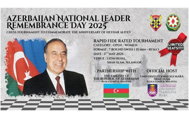 Malayziyada Heydər Əliyevin şərəfinə xatirə turniri keçiriləcək