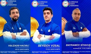  Azərbaycan karateçiləri dünya çempionatına 3 medalla başladı