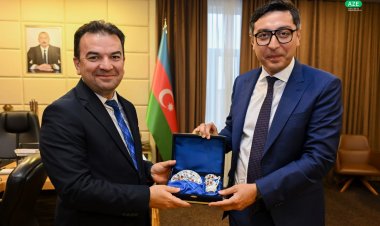 Fərid Qayıbov Türkiyənin nümayəndə heyəti ilə görüşdü