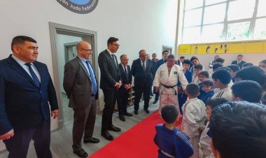 Nazir cüdo zalının açılışında