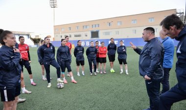 Yığma komandamız Litva ilə vacib oyunun hazırlıqlarına başladı