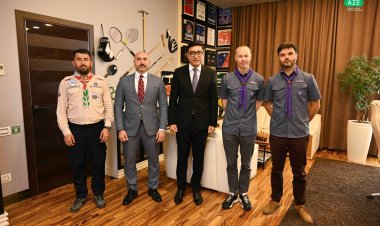 Gənclər və idman naziri Bakıda Qoran Giorgiyevi qəbul etdi