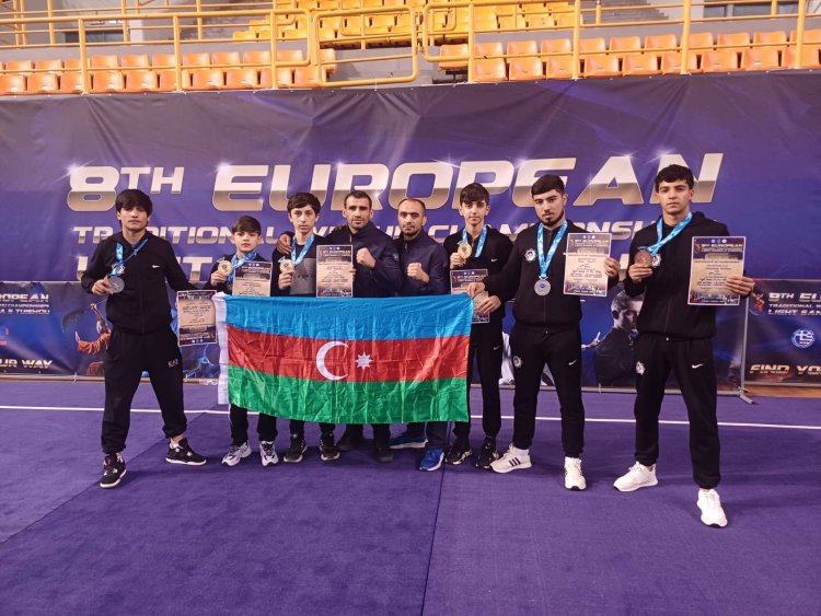 Yığmamız Yunanıstanda Avropa çempionatında 6 medal qazandı