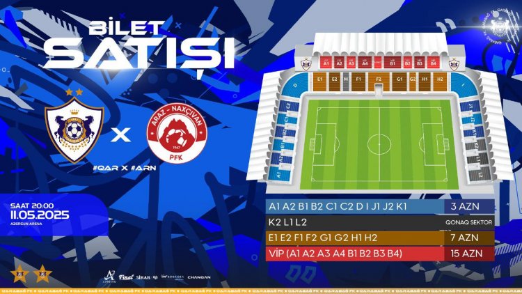 "Qarabağ"ın bu mövsüm son ev matçının biletləri satışa çıxarılır
