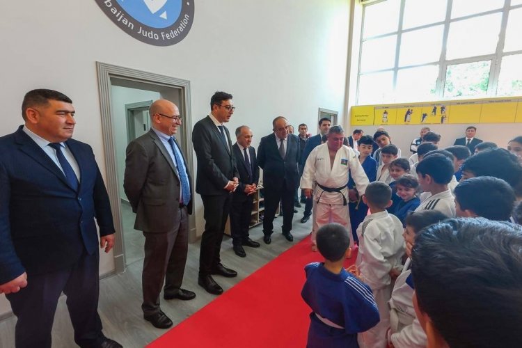 Nazir cüdo zalının açılışında
