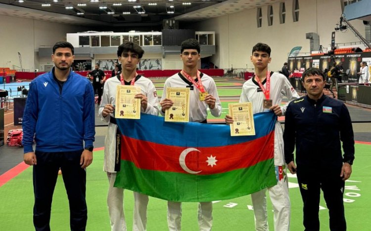 Milli komandamızın gənc üzvləri Bolqarıstanda 3 medal qazandılar