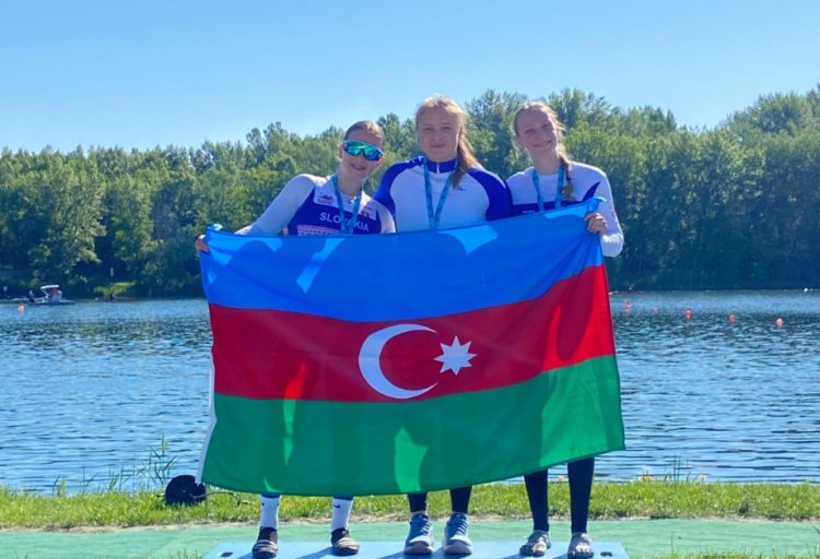 İdmançımız Slovakiya turnirində daha bir qızıl medal qazandı