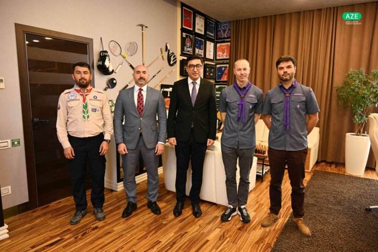 Gənclər və idman naziri Bakıda Qoran Giorgiyevi qəbul etdi