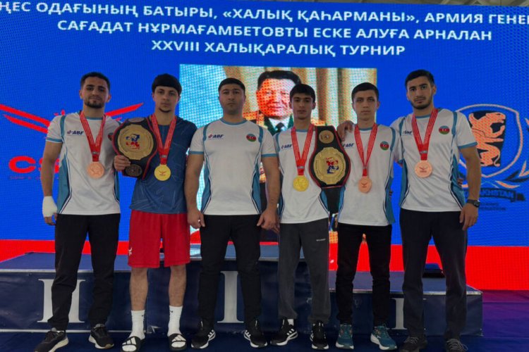 Azərbaycan millisinin boksçuları Qazaxıstanda 5 medal qazandılar