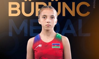 Avropa çempionatı: Nəzrin Əhmədli bürünc medal qazandı