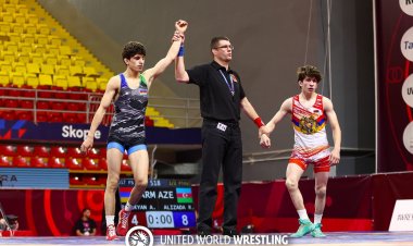 Azərbaycanın daha iki güləşçisi Skopyedə Avropa çempionu oldu