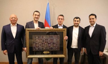 "Qarabağ" rəhbərliyi "Fənərbağça"nın prezidenti ilə görüşdü - FOTOLAR