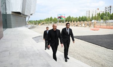 Prezident İlham Əliyev Yevlax Olimpiya İdman Kompleksində