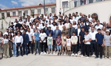 "Qarabağ" komandası Xankəndidə tələbələrlə görüşdü - FOTOLAR