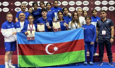 Qadın güləşçilərimiz Avropa çempionatında 3 medal qazandı