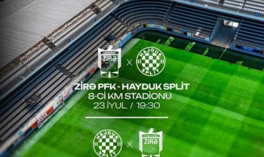 "Zirə"nin Xorvatiya klubu ilə oyunlarının saatları dəqiqləşdi