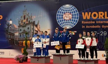 Akrobatlarımız Dünya Kubokunda gümüş medal qazandılar