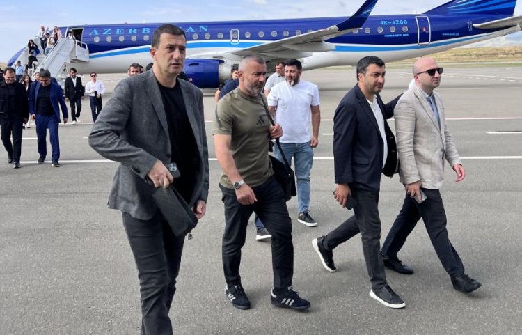 "Qarabağ" rəhbərliyi, məşqçilər və futbolçular Qarabağa yollandılar