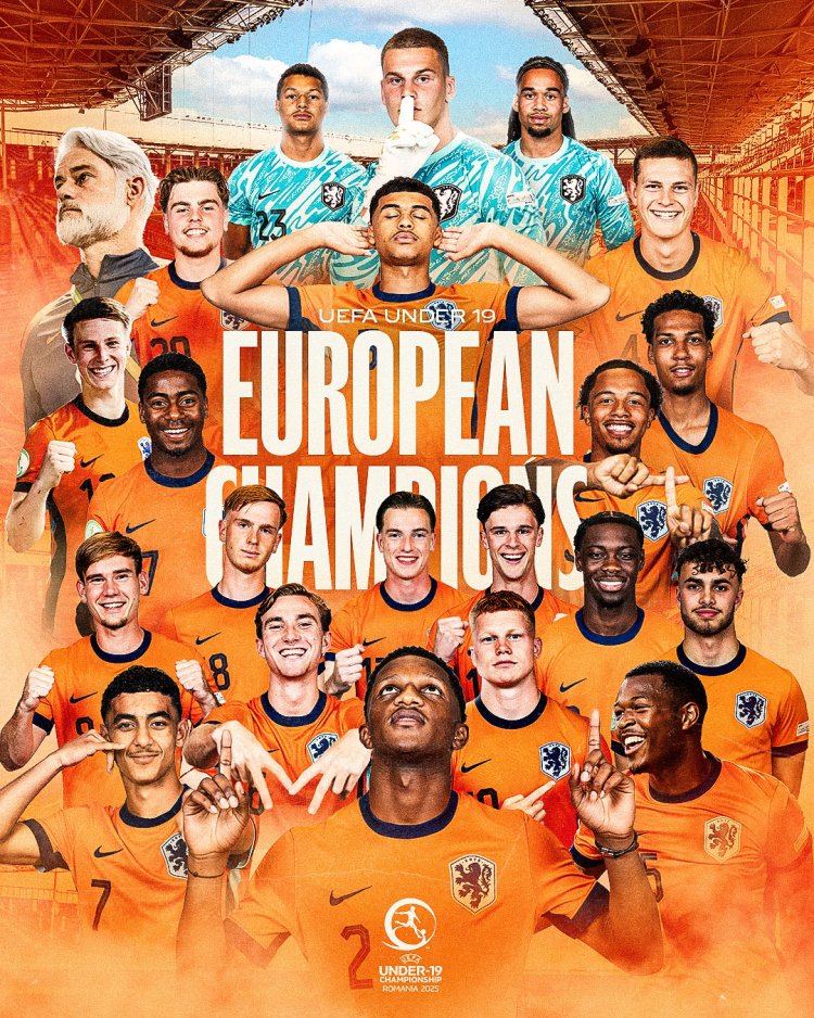 Niderland milli komandası futbol üzrə Avropa çempionu oldu!