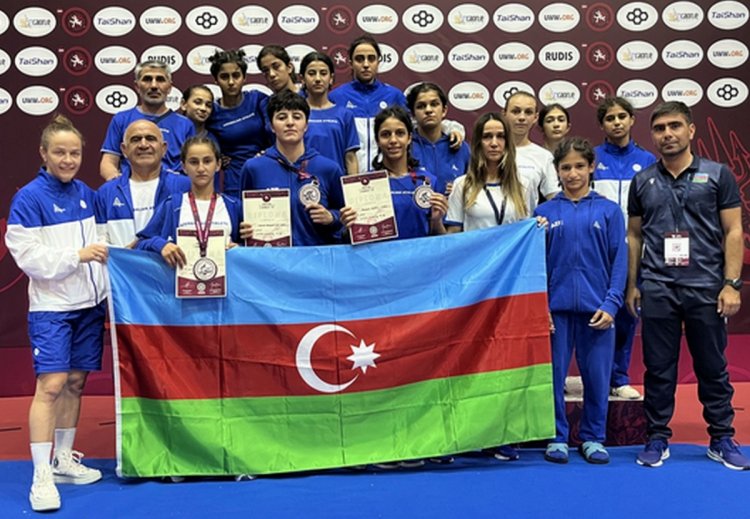 Qadın güləşçilərimiz Avropa çempionatında 3 medal qazandı