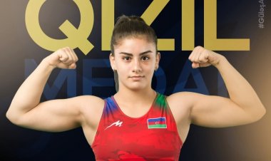 Günay Qurbanova Avropa çempionatında qızıl medal qazandı 