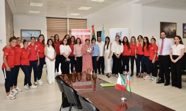 Azərbaycan milli komandasının üzvləri meksikalı səfirlə görüşdülər