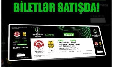 Bakıda Konfrans Liqası oyununu izləməyin qiyməti 1 və 2 manatdır