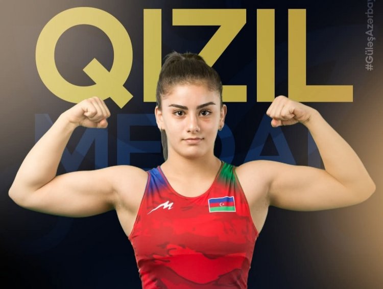 Günay Qurbanova Avropa çempionatında qızıl medal qazandı