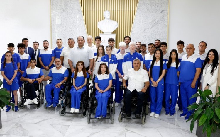 Avropa Paralimpiya Oyunlarına qatılacaq idmançılarla görüş oldu