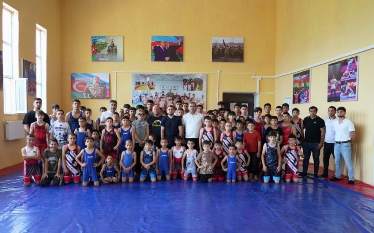Azərbaycan Güləş Federasiyası Füzulidə yeni mərkəz açdı