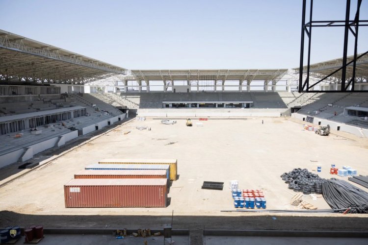Gəncə stadionunda işlər yekunlaşır - Arenadan ən SON GÖRÜNTÜLƏR 