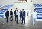 Nazir Bərdə Olimpiya İdman Kompleksinə baxış keçirdi
