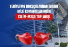   Azərbaycan milli komandaları təlim-məşq toplanışına başladı