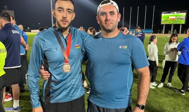 Azərbaycan atleti beynəlxalq yarışa bürünc medalla başladı