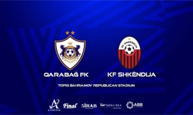 "Qarabağ"ın "Şkendiya" ilə matçına satılan biletlərin sayı açıqlandı