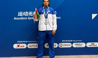 Daha bir idmançımız Çində gümüş medal qazandı - Dünya Oyunları