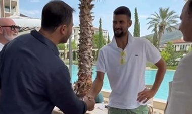 Emin Ağalarov Monteneqroda Novak Cokoviçlə görüşdü