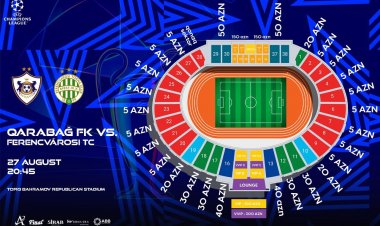 "Qarabağ"ın Çempionlar Liqası oyununun biletləri satışa çıxarılır