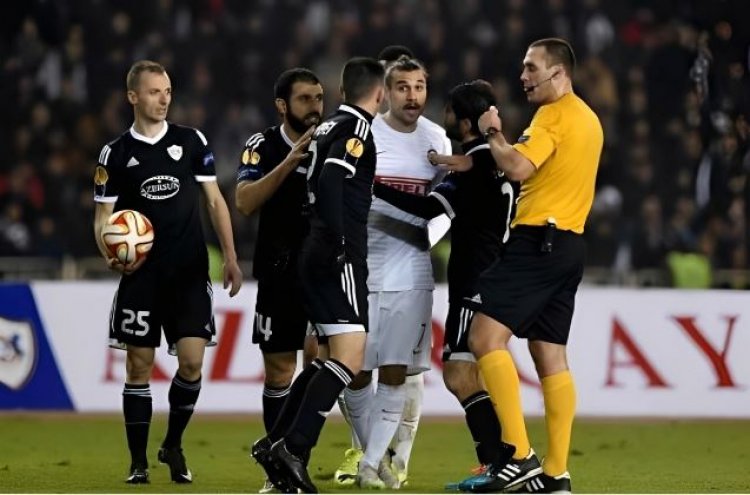 "Qarabağ"ın "İnter"lə matçda qolunu saymayan hakim Bakıda!