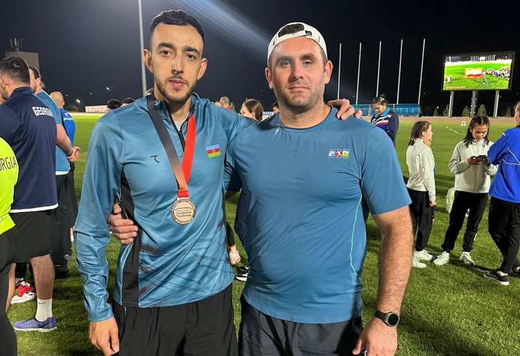 Azərbaycan atleti beynəlxalq yarışa bürünc medalla başladı